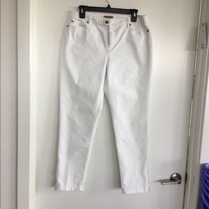 Peck &Peck white Jeans$45 Size 10